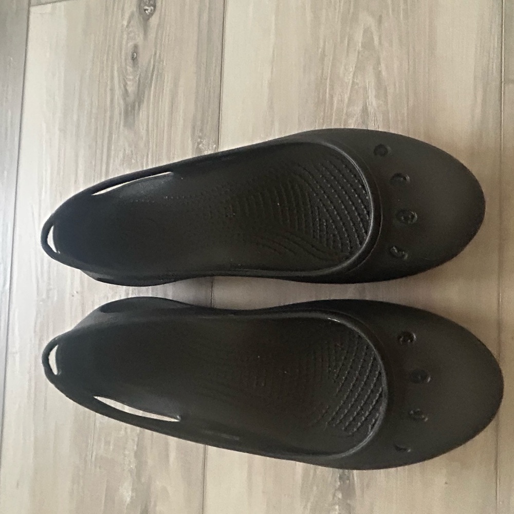 Crocs Black Slip-On Comfortable Shoes